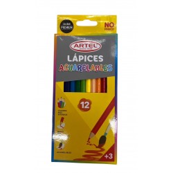 LAPIZ 12COL ACUARELABLES ARTEL
