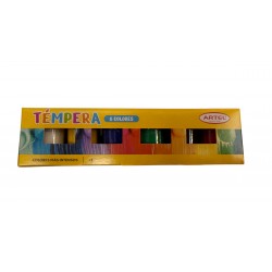 TEMPERA 6COL 15ML ARTEL