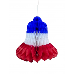 ADORNO CAMPANA TRICOLOR...