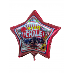 GLOBO METALICO 18 ESTRELLA UN