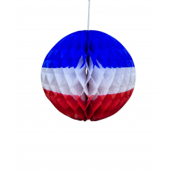 ADORNO GLOBO TRICOLOR 17CM UN