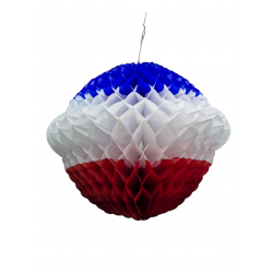 ADORNO GLOBO TRICOLOR 37CM UN