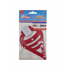 GUIRNALDA TROMPO 15CMX2M UN